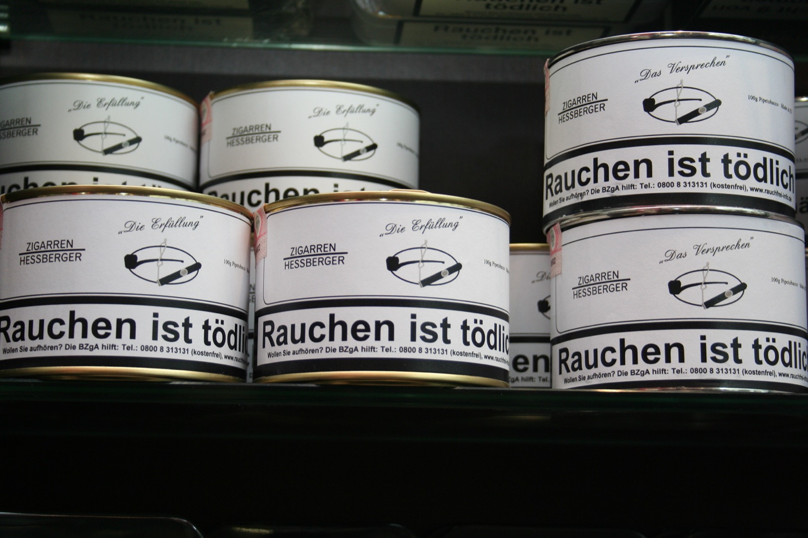 Pfeifentabak der Zigarren-Hessberger-Eigenmarken